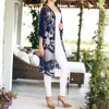 Anna-Kaci Women's Embroidered Floral Butterfly Crochet Drop Shoulder Cardigan - 2 of 4