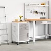 Seville Classics UltraHD 2-Drawer Rolling Cabinet, 20" x 18" x 34.7" - 2 of 4
