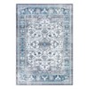 4x6 FT Area Rug, Washable Rug Vintage Rug Floral Floor Cover Print Distressed Carpet, Faux Wool Mat Foldable Accent Rug for Living Room Bedroom - 3 of 4