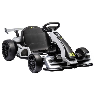 24V Kids Electric Drift Kart, 300W Powerful Motor 8.5MPH, Big Battery, EVA Tires, Adjustable Length