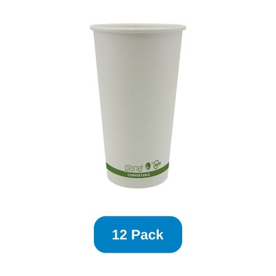 StalkMarket 20 oz Compostable Hot Cup PLA Lined SFI Paper - Pack of 12