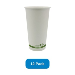 StalkMarket 20 oz Compostable Hot Cup PLA Lined SFI Paper - Pack of 12 - 1 of 3