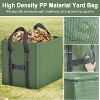 2-Pack 40 Gallons Collapsible Leaf Bag Outdoor Reusable Garden Waste Bag - 2 of 4