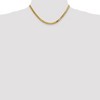 Black Bow Jewelry 4mm 10k Yellow Gold Solid Herringbone Chain Necklace - 2 of 4