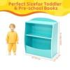 Kids Bookshelf and Toy Organizer, 2-Tier Wooden Toy Storage Shelf for Kids Room, Children's Bookcase for Playroom, Nursery - 2 of 4