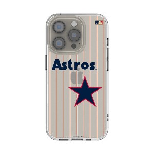 MLB Cooperstown West Teams Pinstripe Clear Cell Phone Case for Apple iPhone - 1 of 4