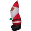 Gemmy Christmas Airblown Inflatable Santa, 3.5 ft Tall, Multi - 4 of 4