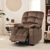 VEVOR Power Lift Recliner Chair,Lift Chair with Heat and Massage for Elderly,Dual Motor Recliner Chair with 2 Cup holders and USB Port(Large, Brown) - 2 of 4