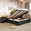AMERLIFE Lift Up Storage Bed with Storage Underneath, No Headboard - 3 of 3
