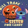 Girls' - Lilo and Stitch - Will Trade Sister for Candy Fitted Short Sleeve Graphic T-Shirt - 2 of 4