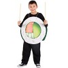 HalloweenCostumes.com One Size Fits Most   Sushi Roll Food Kid's Costume, White/Green/Orange - 4 of 4