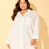 Women's Gauze Swim Cover Up Shirtdress - Shade & Shore™ - 3 of 3