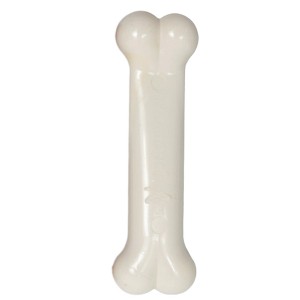 Nylabone Dura Chew Smooth Chicken Flavor White Dog Bone - Petite - 1 of 4