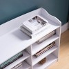 NicBex Shoe Cabinet with 9 Open Storage Shelves,Hold Up to 18 Pairs of Shoes,Suitable for Entryway,Hallway - 4 of 4