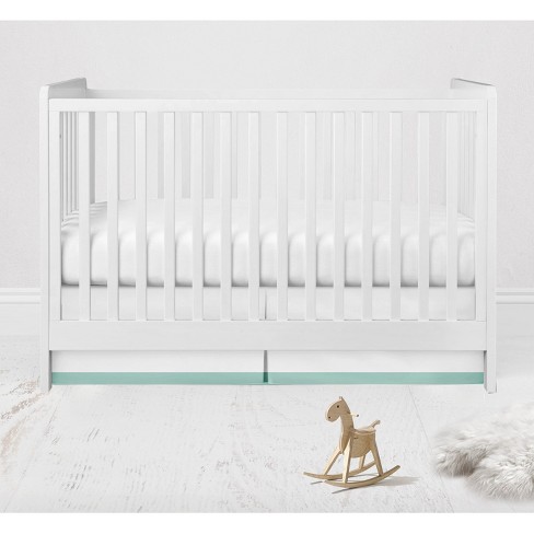 Mint cheap crib skirt