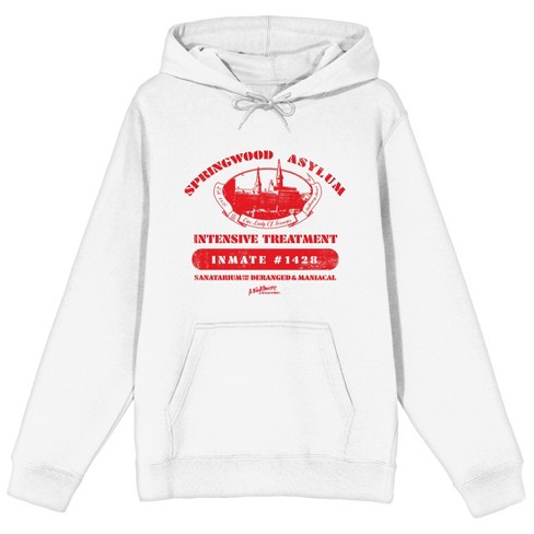 Red and white hoodie hot sale