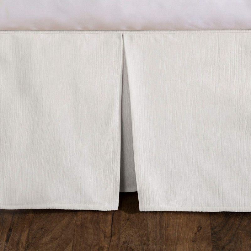 Shopbedding Tailored Velvet Bed Skirt with Split Corner,  Modern Dust Ruffle, 5 of 8