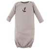 Luvable Friends Baby Boy Cotton Gowns, Boy Nautical, 0-6 Months - image 3 of 4