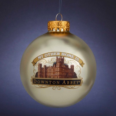 Kurt S. Adler 3.25" Downton Abbey Highclere Castle Ball Christmas Ornament - Gold