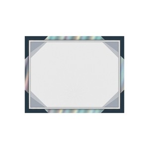Great Papers Rainbow Foil Certificates 8.5" x 11" Midnight Blue 15/Pack (2019004) - 1 of 3