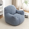 KTMBDW Large Bean Bag Chair for Adults/Kids with Filling, Memory Foam Bean Bag Chairs with Filler, Soft Tufted Fabric, Bean Bag for Living Room - 2 of 4