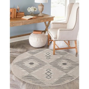 Unique Loom Arlo Collection Area Rug - Kai (' " x ' "  ) - 1 of 4