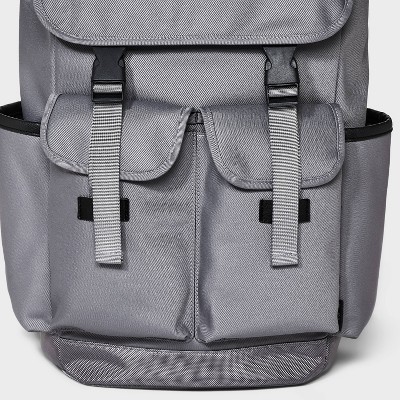 Men&#39;s 18.5&#34; Backpack with Buckles - Goodfellow &#38; Co&#8482; Gray_3