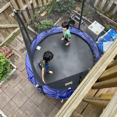 8ft Round Trampoline with Enclosure System, Upper Bounce