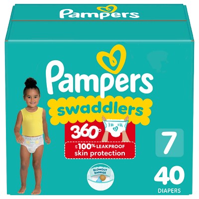 Pampers Swaddlers 360 Disposable Diapers Super - Size 7 - 40ct