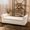 NicBex Modern 50" Storage Bench with Curved Arms for Bedroom and Living Room - 4 of 4