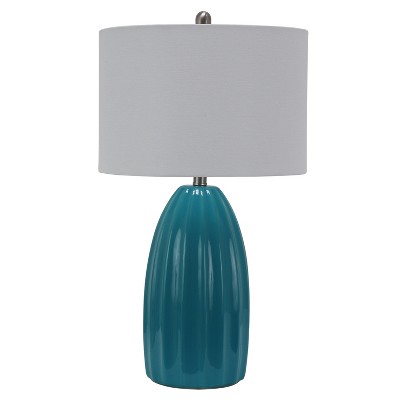 teal table lamp