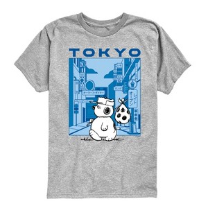 Boys' - Peanuts - Olaf Tokyo Street Short Sleeve Graphic T-Shirt - 1 of 4
