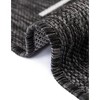 Unique Loom Outdoor Modern Tambor Lines Woven Area Rug - 4 of 4
