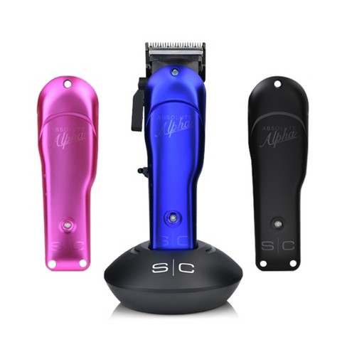 Absolute Alpha Cordless Hair Clipper (matte Blue, Matte Pink 