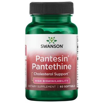 Swanson Pantesin Pantethine 300 mg 60 Softgels.