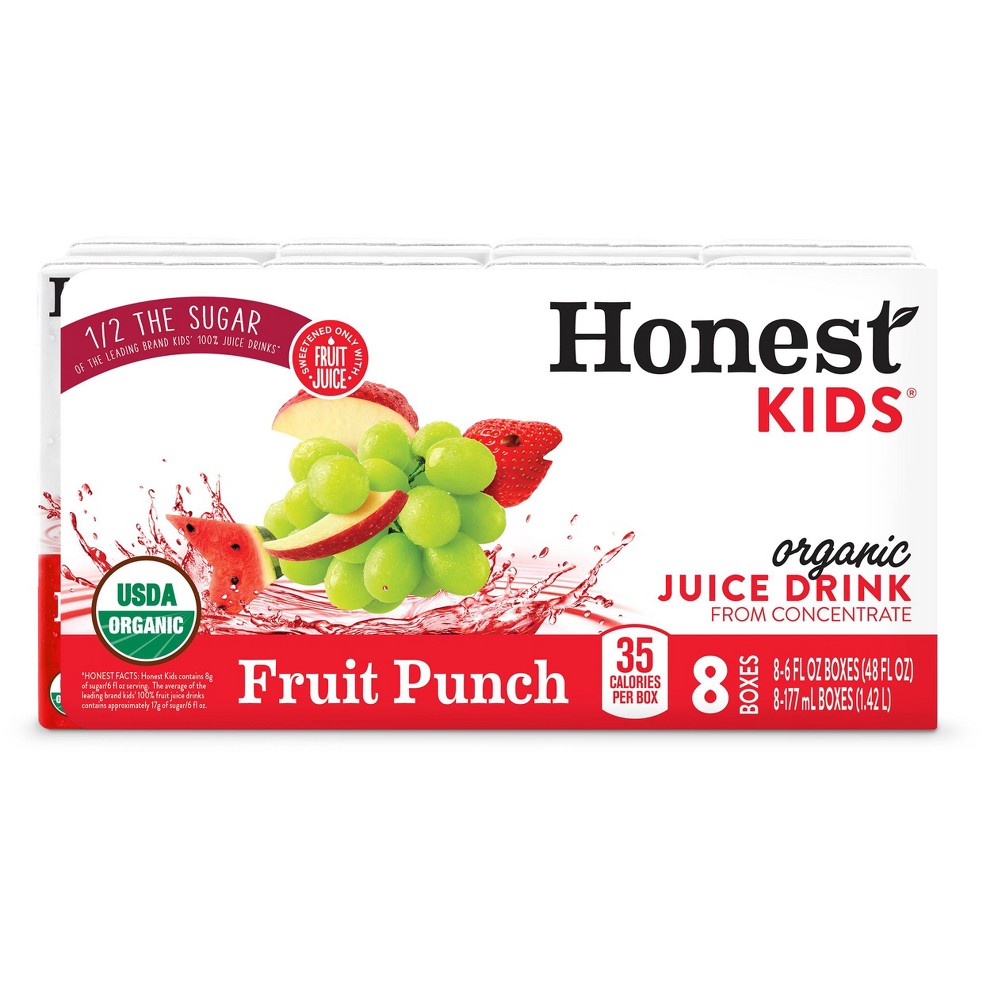 UPC 657622011848 product image for Honest Kids Organic Fruit Punch Juice Drink - 8pk/6 fl oz Boxes | upcitemdb.com