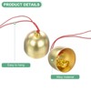 Unique Bargains Copper Durable Multipurpose Small Decorative Bells - 2 of 4