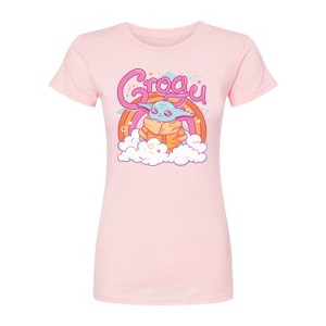Women's - The Mandalorian - Grogu Kawaii Fitted Graphic T-Shirt - 1 of 1
