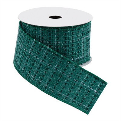 Tattersall Plaid Wired Ribbon