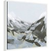 Amanti Art 22"x22" Ice Slope II by June Erica Vess Framed Canvas Wall Art Print - 2 of 4