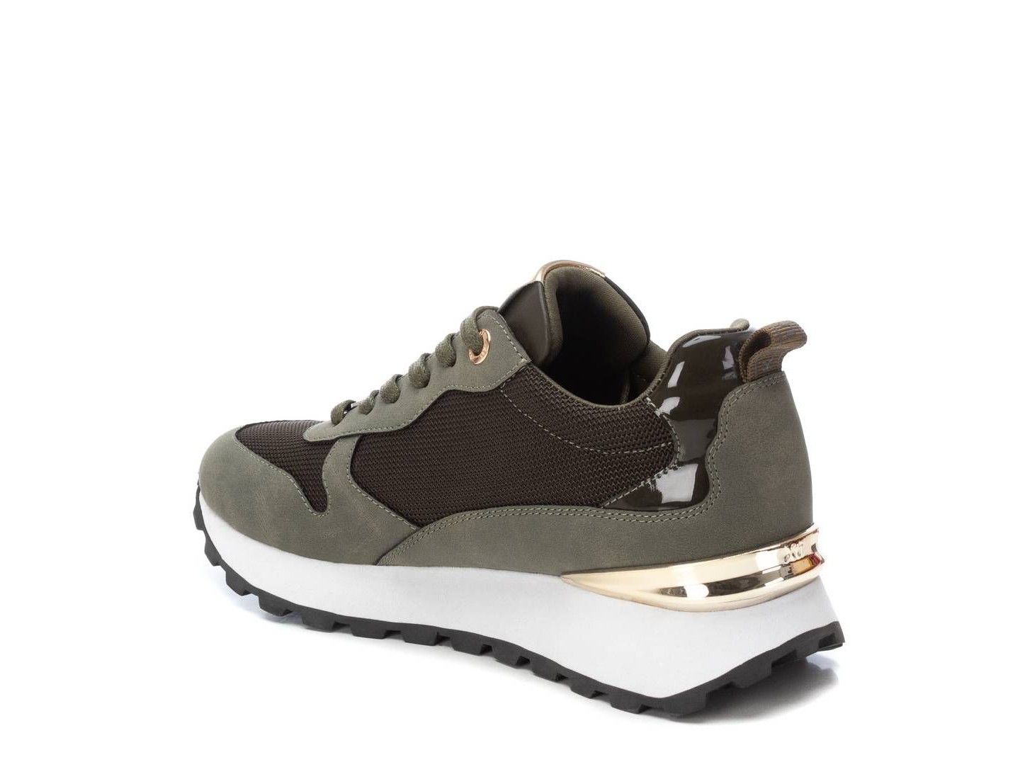 Женские кроссовки XTI Fashion Comfort Sneakers 142961 Dark Green, цвет: Тёмный зелёный — фото 4