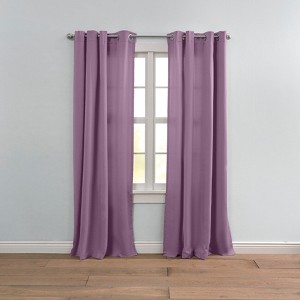 BrylaneHome BH Studio Room-Darkening Grommet Panel - 1 of 4