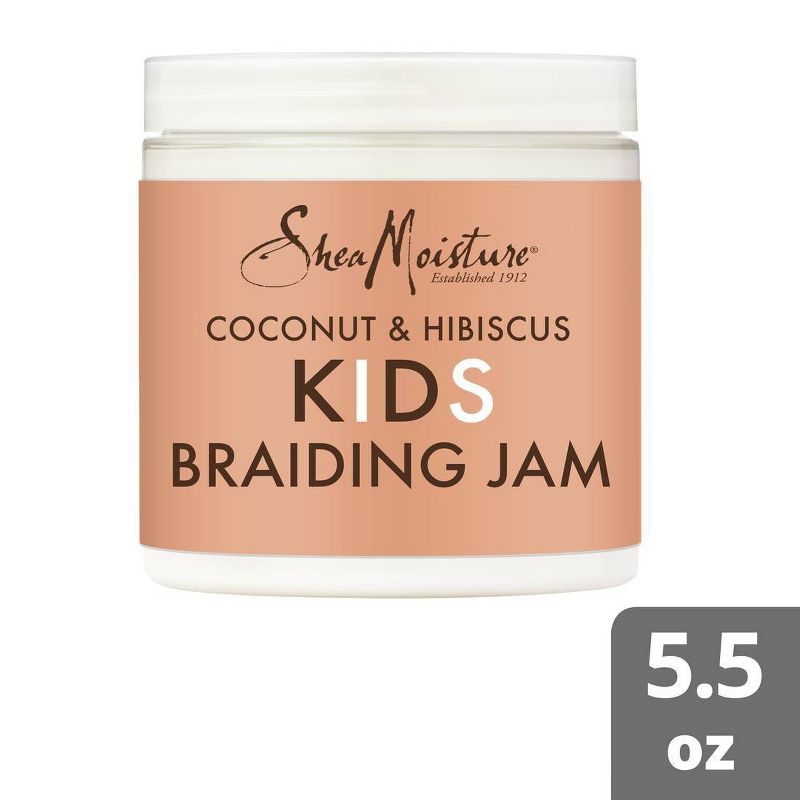 SheaMoisture Coconut &#38; Hibiscus Kids Braiding Jam - 5.5oz, 1 of 8