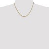 Black Bow Jewelry 2mm, 14k Yellow Gold, Solid Byzantine Chain Necklace - 2 of 4