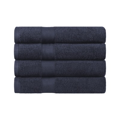 Luxury Cotton Solid Medium Weight Bath Towel Set by Blue Nile Mills