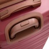 Naysaye Luggage 5 Piece Set with Travel Bag and Toiletry Bag TSA Lock Spinner Wheels for Travel, Wine Red, 18.7"*11.22"*29.13" - 3 of 4