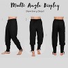 Joyfy Halloween Costume Men Ankle Banded Pirate Long Pants Medieval Renaissance Costume Pants Viking Costume Bottoms for Halloween Dress Up Party - 2 of 4