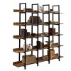 NicBex Bookcases for Living Room 5-tier 70.87" H Open Storage Bookcase Vintage Industrial Style Shelf with Metal Frame for Home Office - 4 of 4