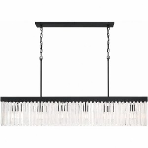 Crystorama Lighting Emory 6 - Light Chandelier in  Black Forged - 1 of 4