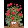 Briarwood Lane Garden Flag 12x18 For Outdoor Welcome Geraniums Summer For Summer Garden Flag Flags For Outside - 3 of 4